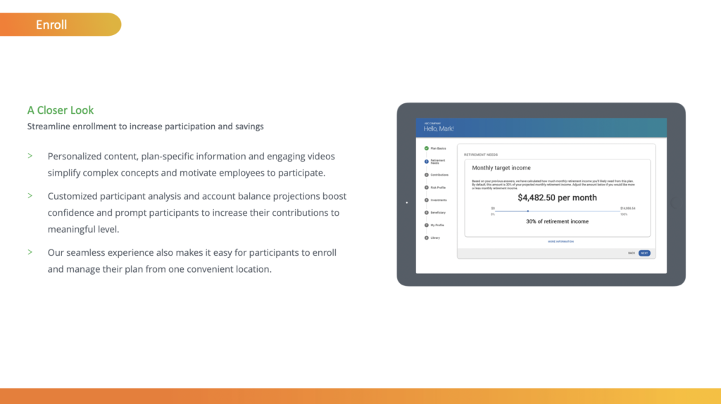 Slide template preview