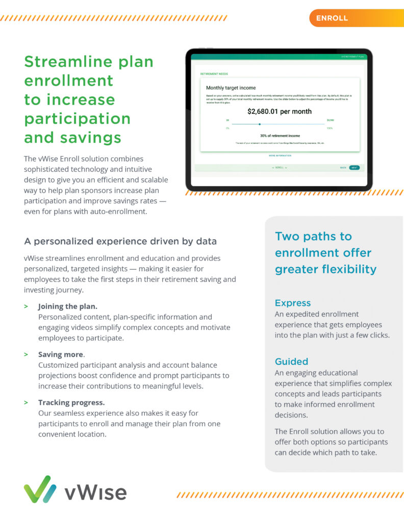 vWise Marketing One Sheets